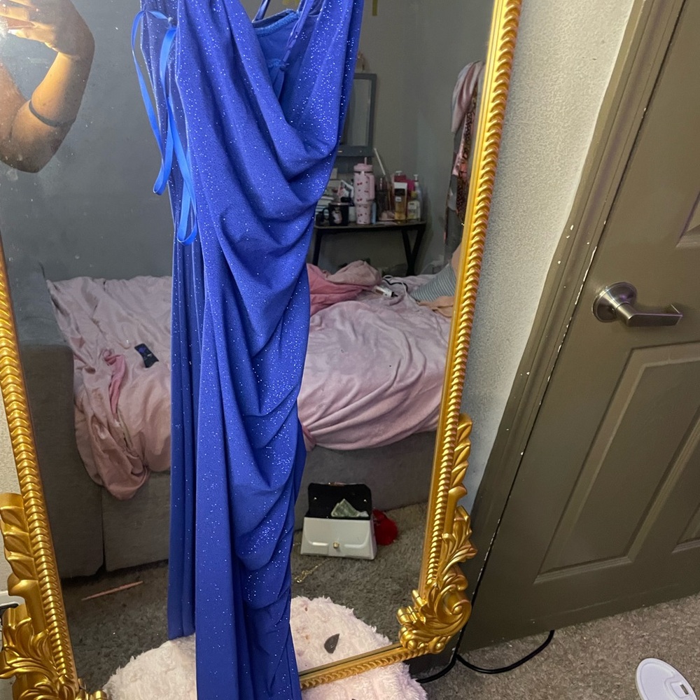 Windsor Royal Blue shimmery Dress